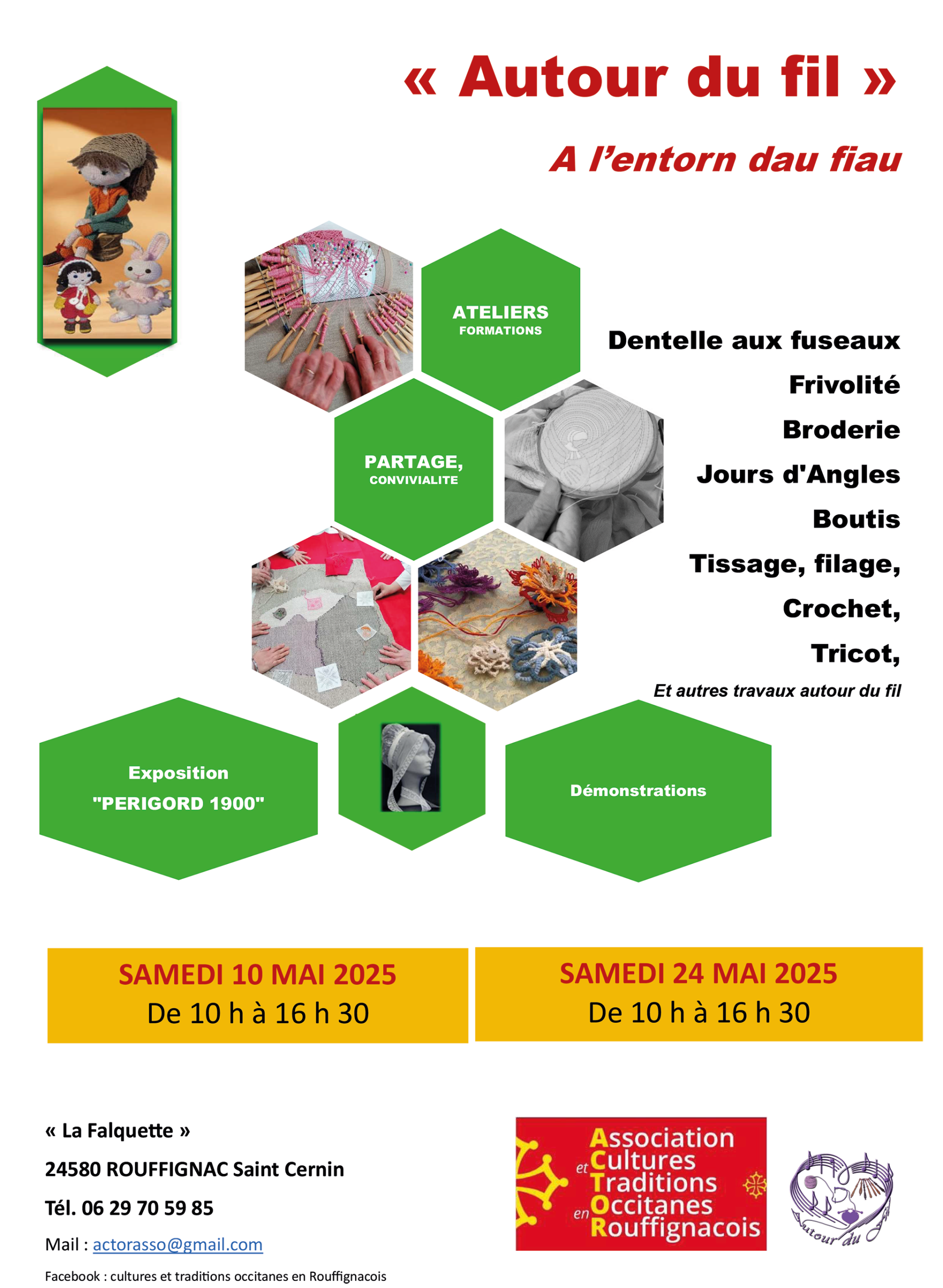 Autour du fil Mai 2025 Rouffignac Dordogne