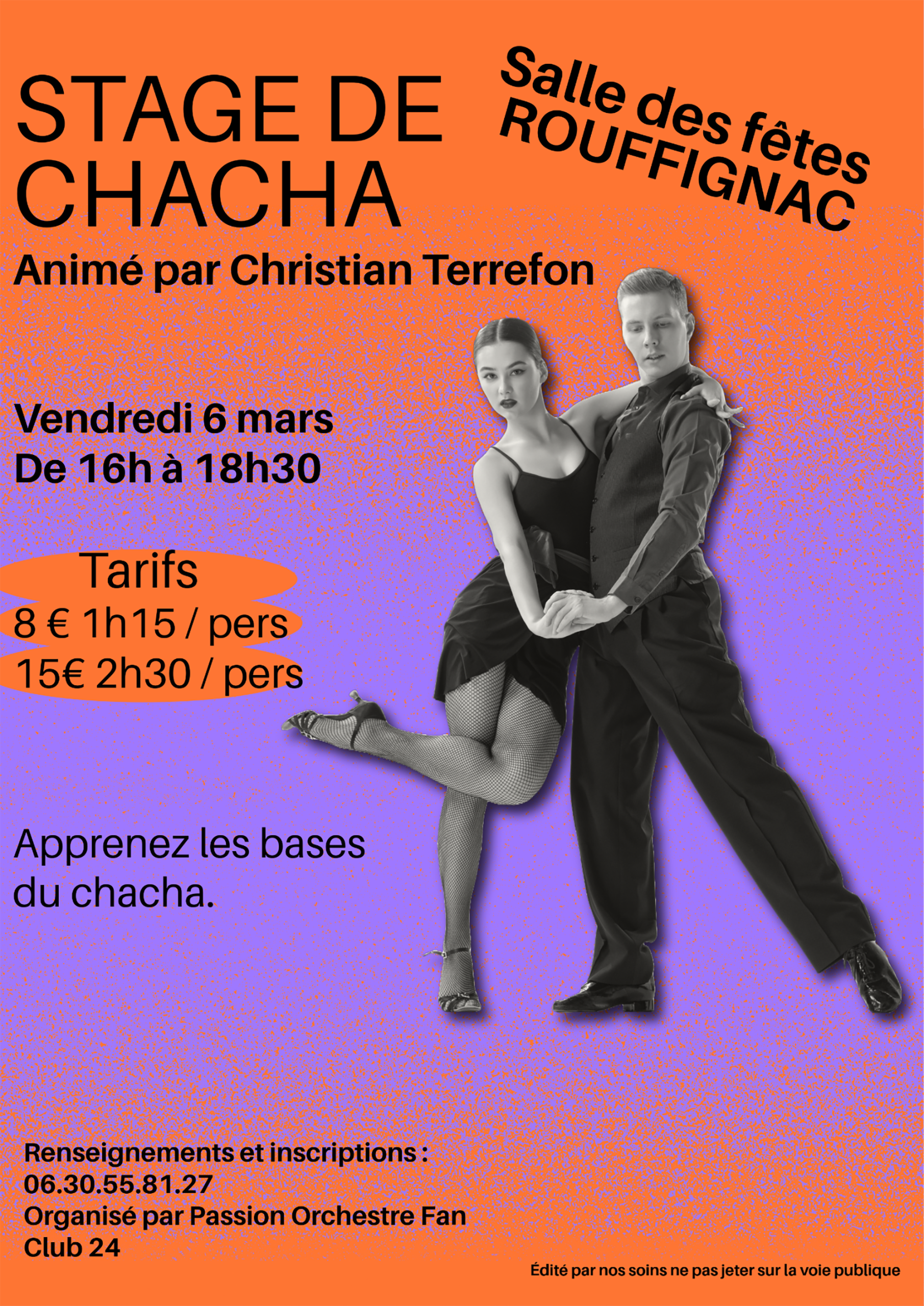 Stage chacha Rouffignac Dordogne