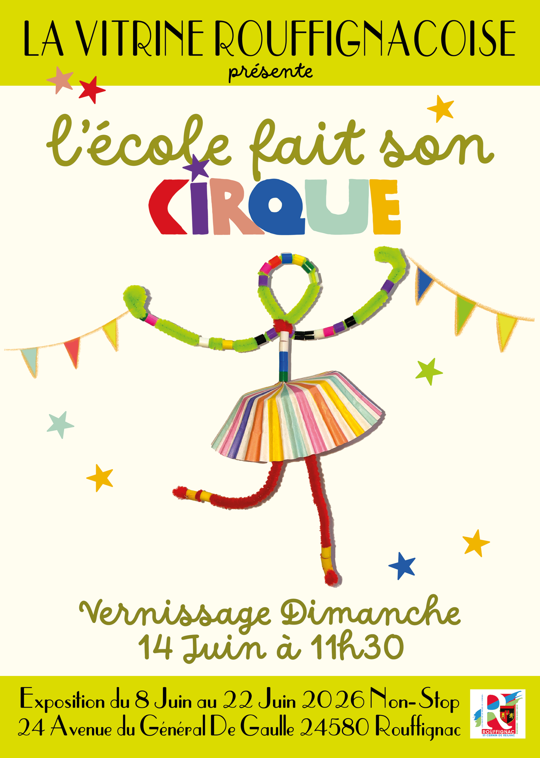 L'école fait son cirque - la vitrine rouffignacoise-Rouffignac Dordogne Périgord